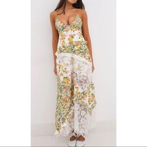 Floral Lace Maxi Dress